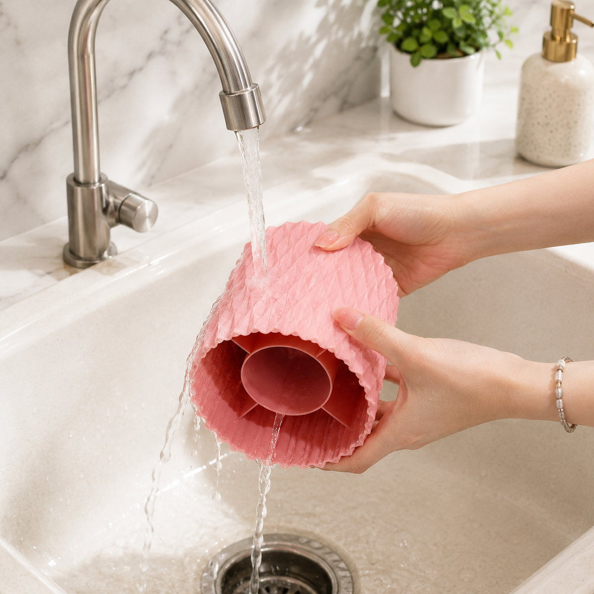 360° Rotating Makeup Brush Holder