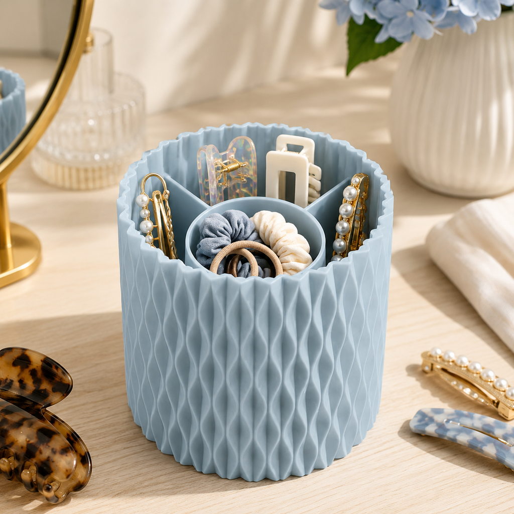 360° Rotating Makeup Brush Holder