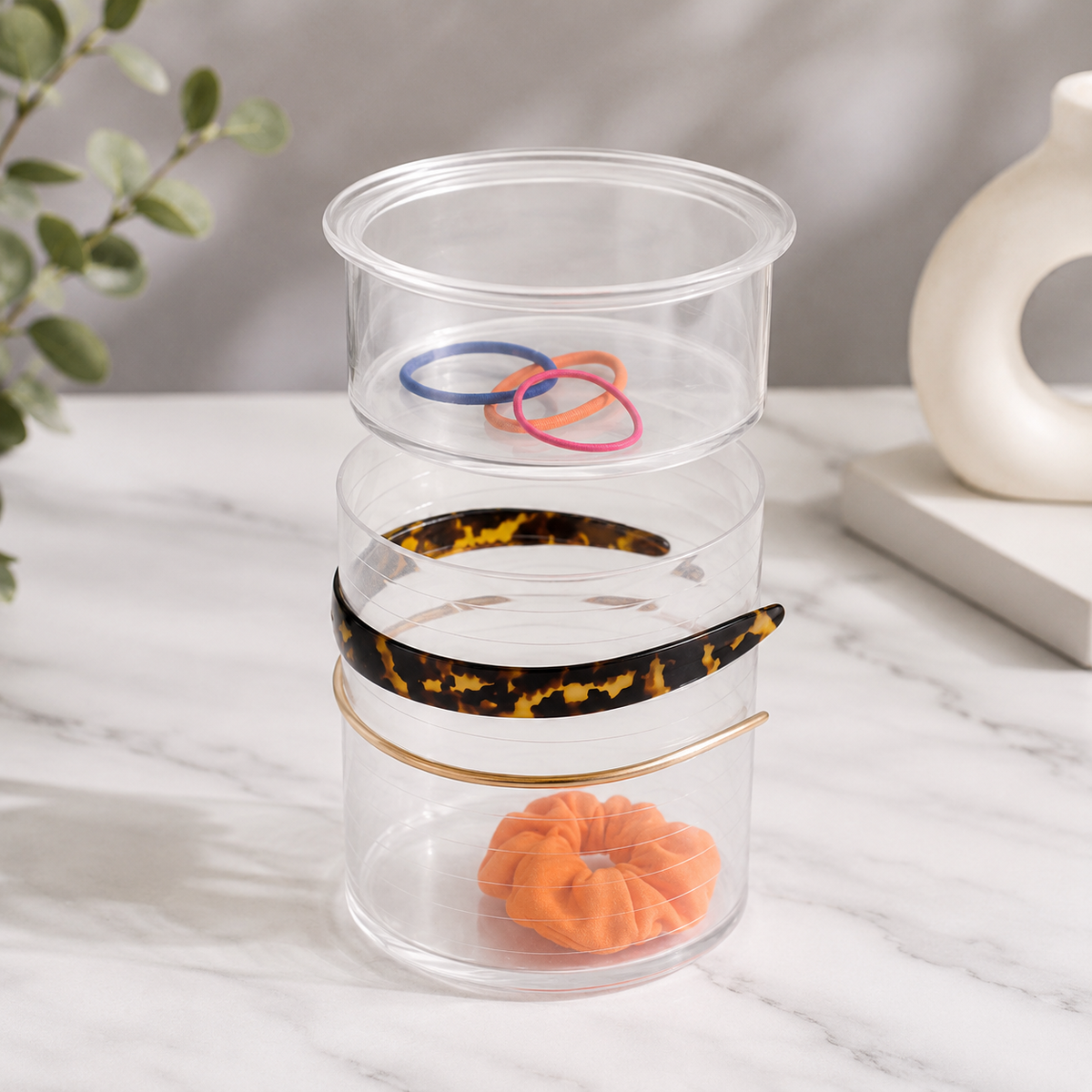Clear Hair Accessory Organizer