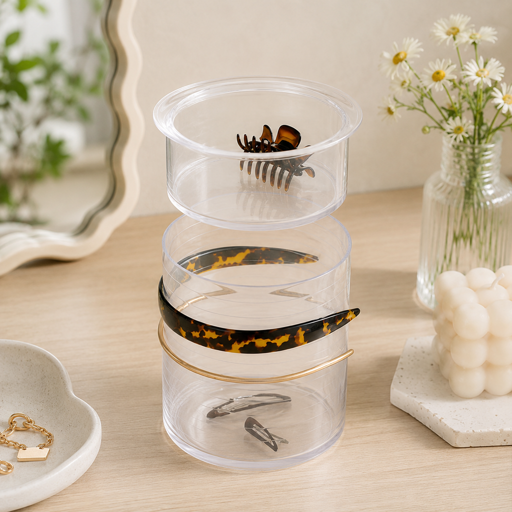 Clear Hair Accessory Organizer