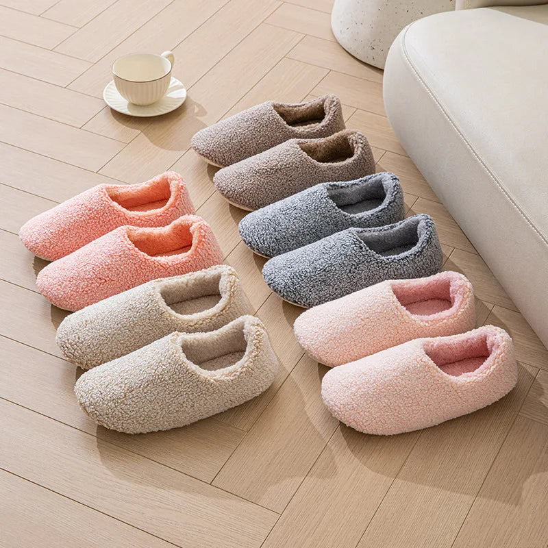 Cozy Fluffy Winter Home Slippers