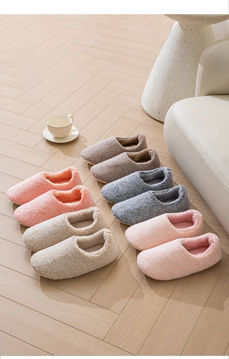 Cozy Fluffy Winter Home Slippers