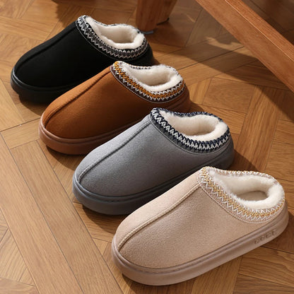 Thick Sole Winter Clog Slippers