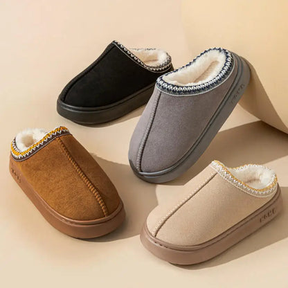 Thick Sole Winter Clog Slippers